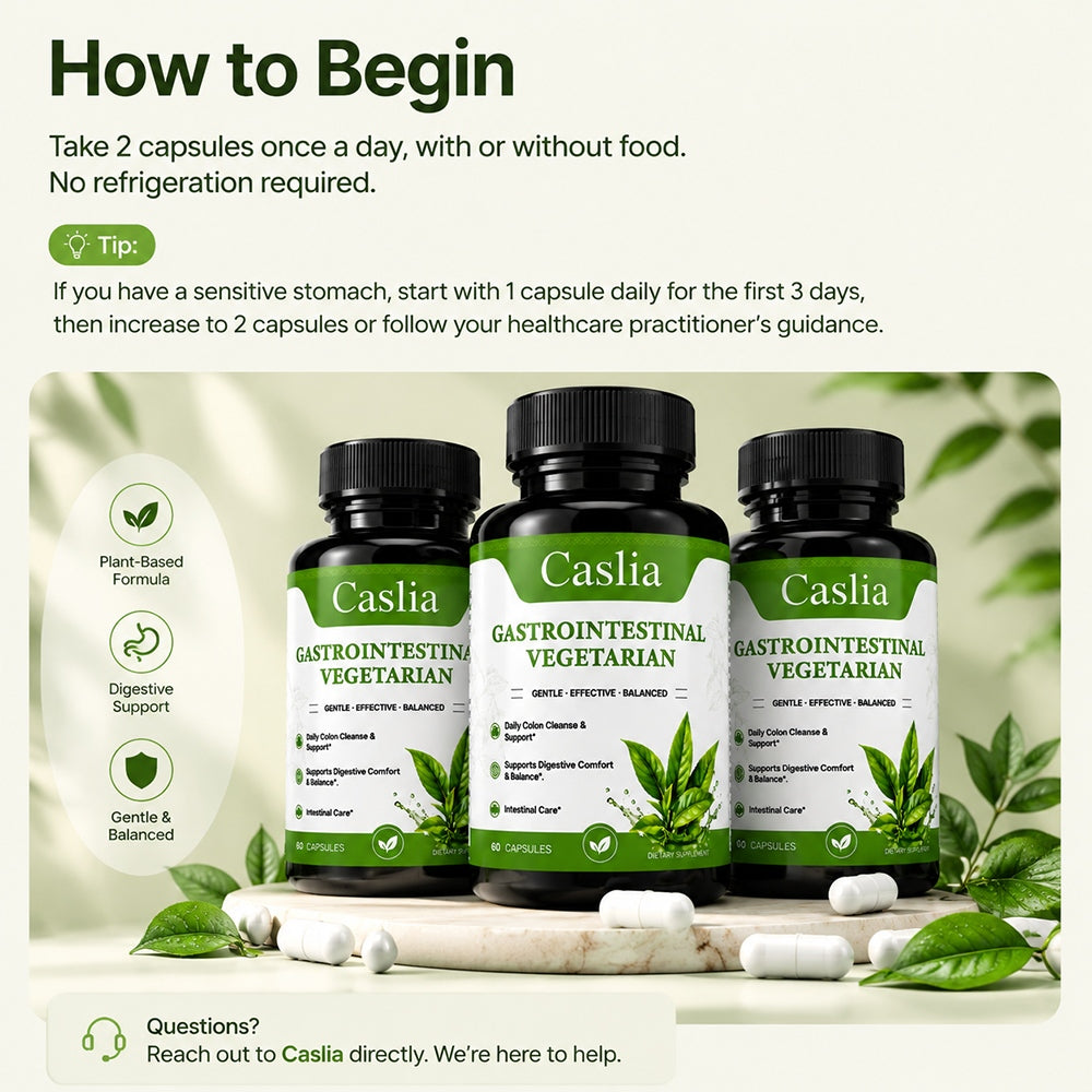 Caslia Colon Cleanse Dietary Supplement Capsules